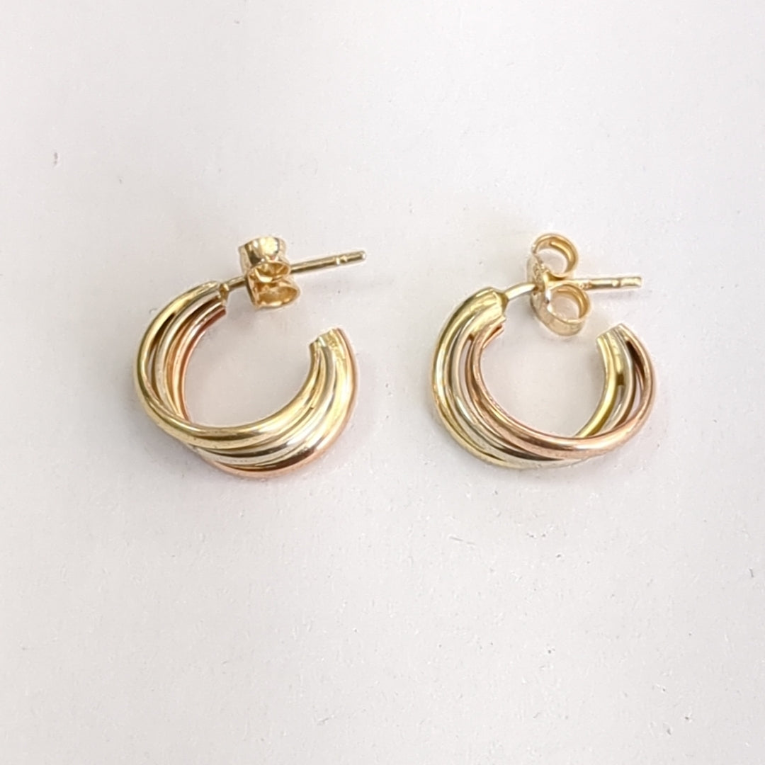 ARRACADAS PAR ORO 8 K 2,60 GRMS (SEMINUEVO)