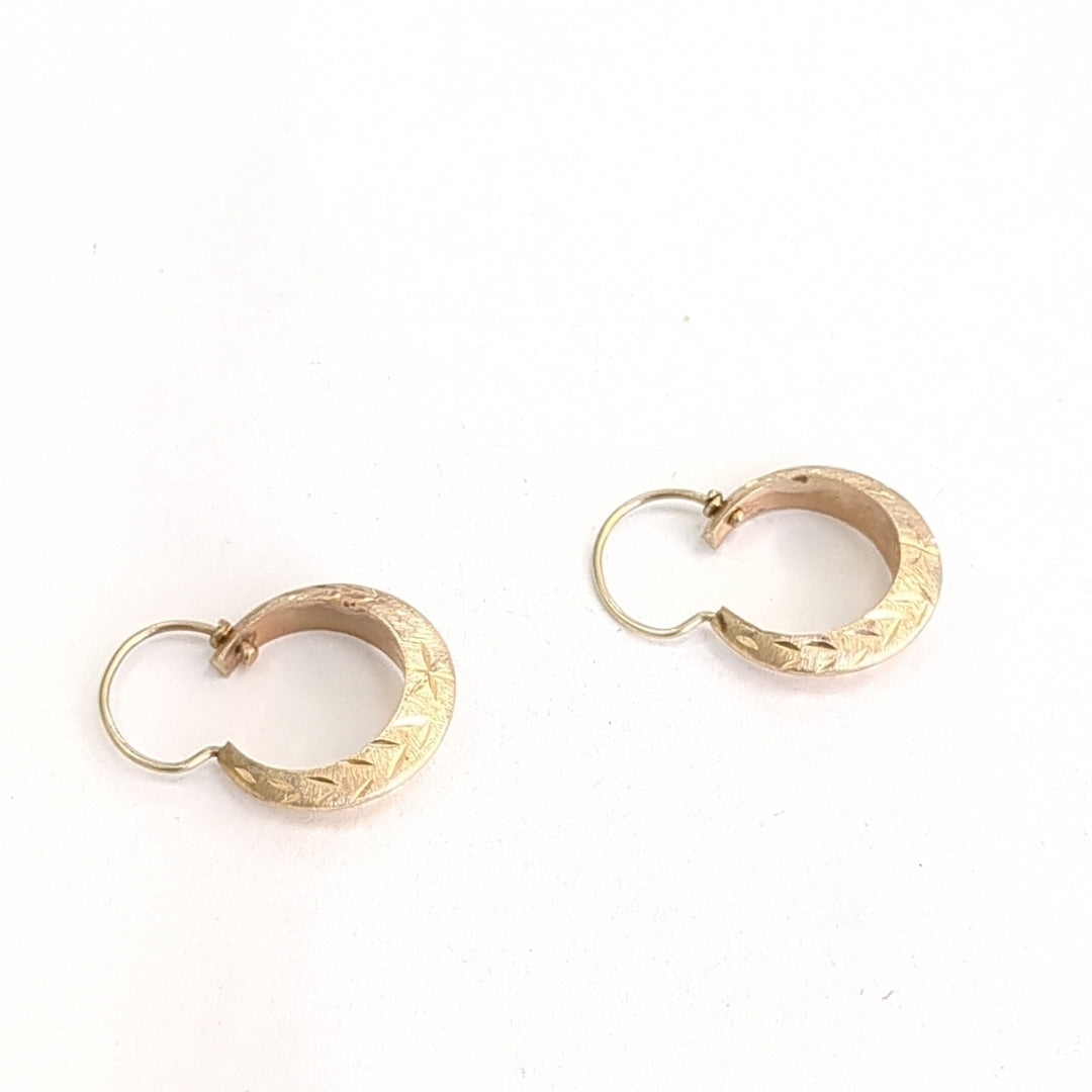 ARRACADAS PAR ORO 10 K 1,50 GRMS (SEMINUEVO)