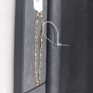 PULSERAS 1X1 ORO 14K 18 CM 2.6 GR (NUEVO)