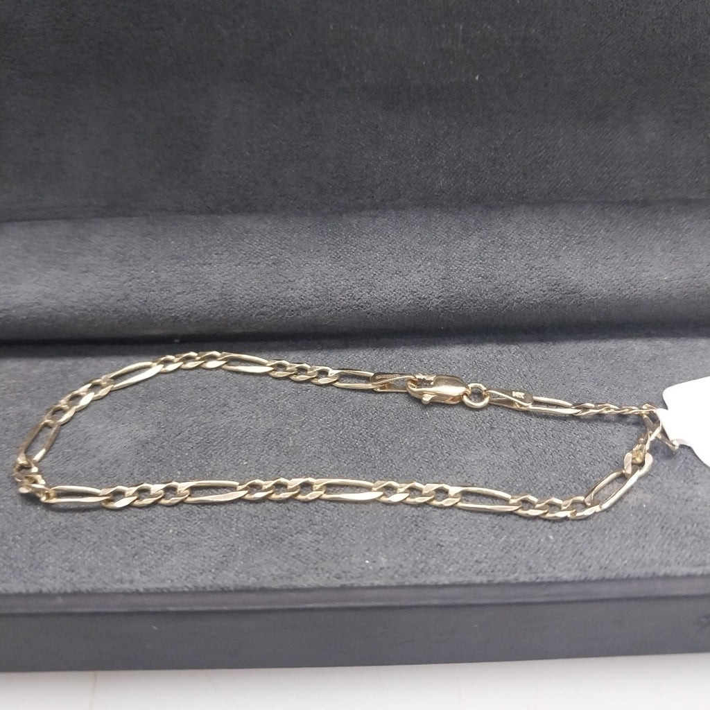 PULSERAS TEJIDO 3X1 ORO 14K 18 CM 2.9 GR (NUEVO)