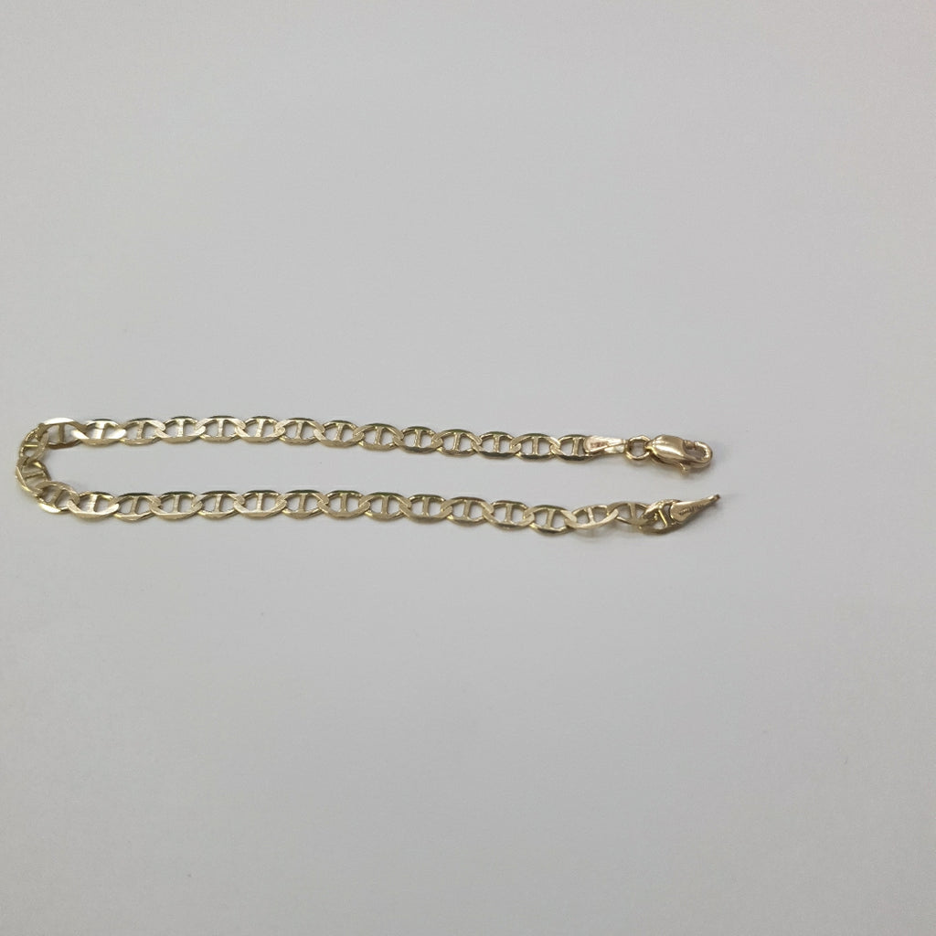 PULSERAS TEJIDO MARINERA ORO 14K 18 CM 2.8 GR (NUEVO)