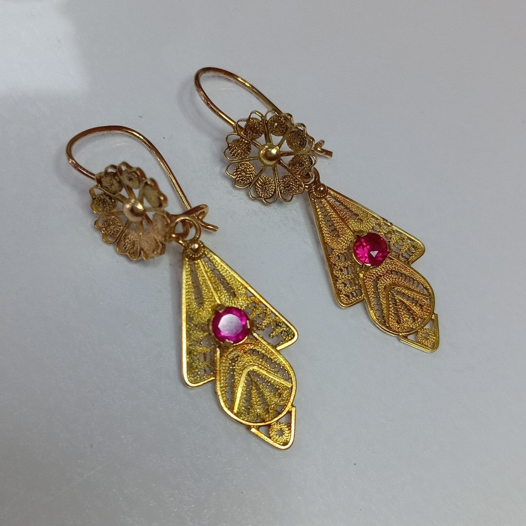 ARETES PAR ORO 10 K 3,70 GRMS (SEMINUEVO)