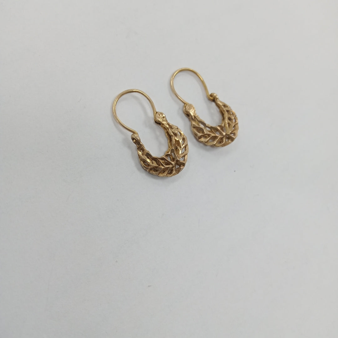 ARRACADAS PAR ORO 10 K 1.2 GRMS (SEMINUEVO)