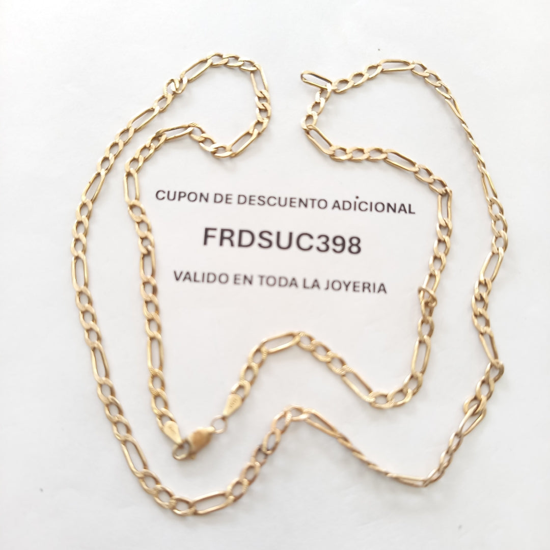 CADENA ORO 14 K 7.9 GRMS (SEMINUEVO)
