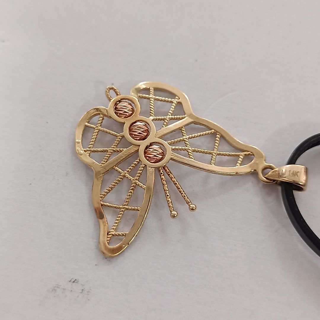DIJE ORO, ORO COMBINADO 14 K 1.7 GRMS (SEMINUEVO)