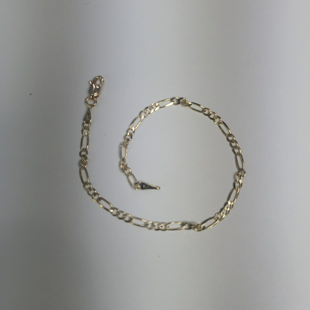 PULSERAS 3X1 ORO 14K 18 CM 1.8 GR (NUEVO)