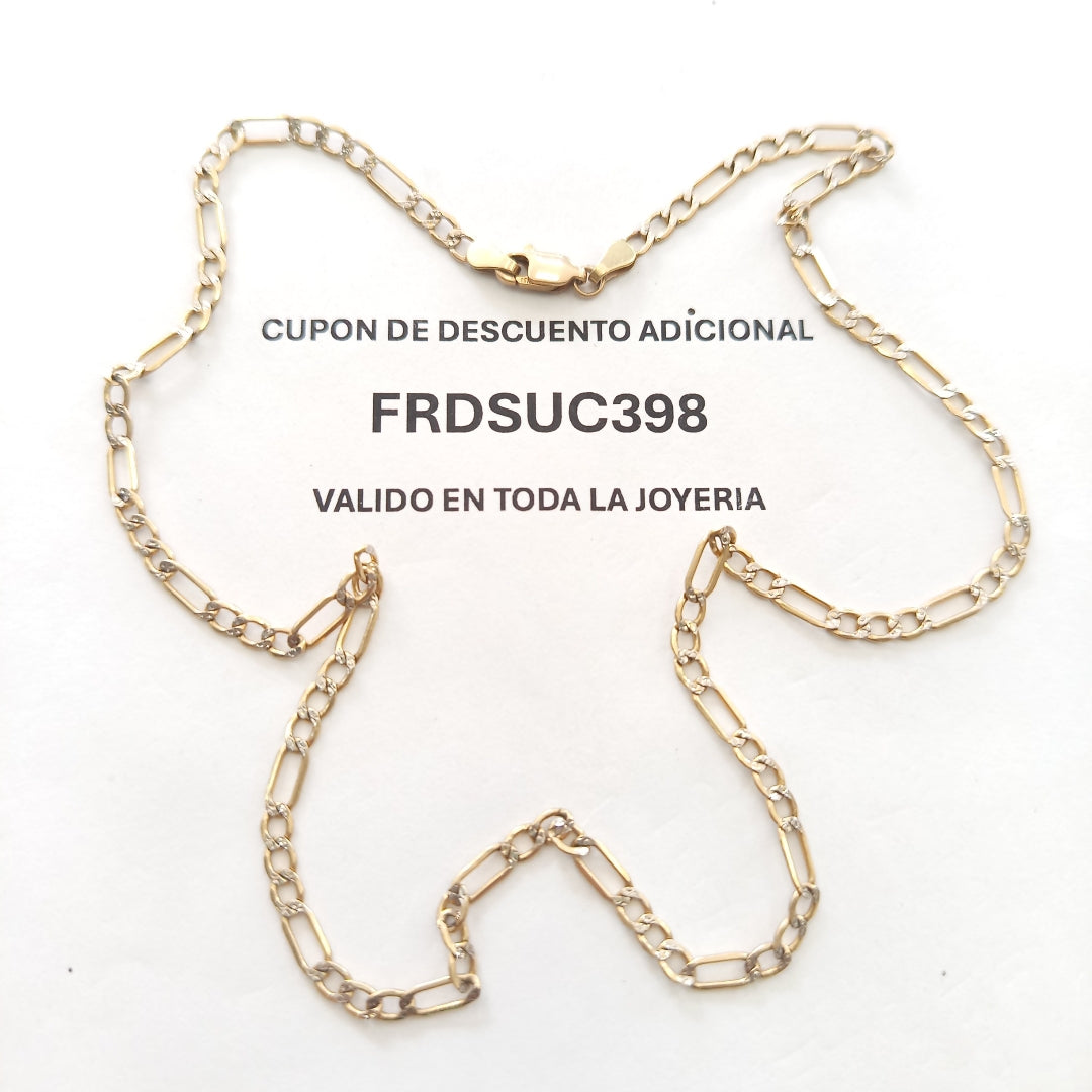 CADENA ORO 10 K 3.8 GRMS (SEMINUEVO)