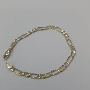 PULSERAS TEJIDO 3X1 ORO 14K 18 CM 4.2 GR (NUEVO)