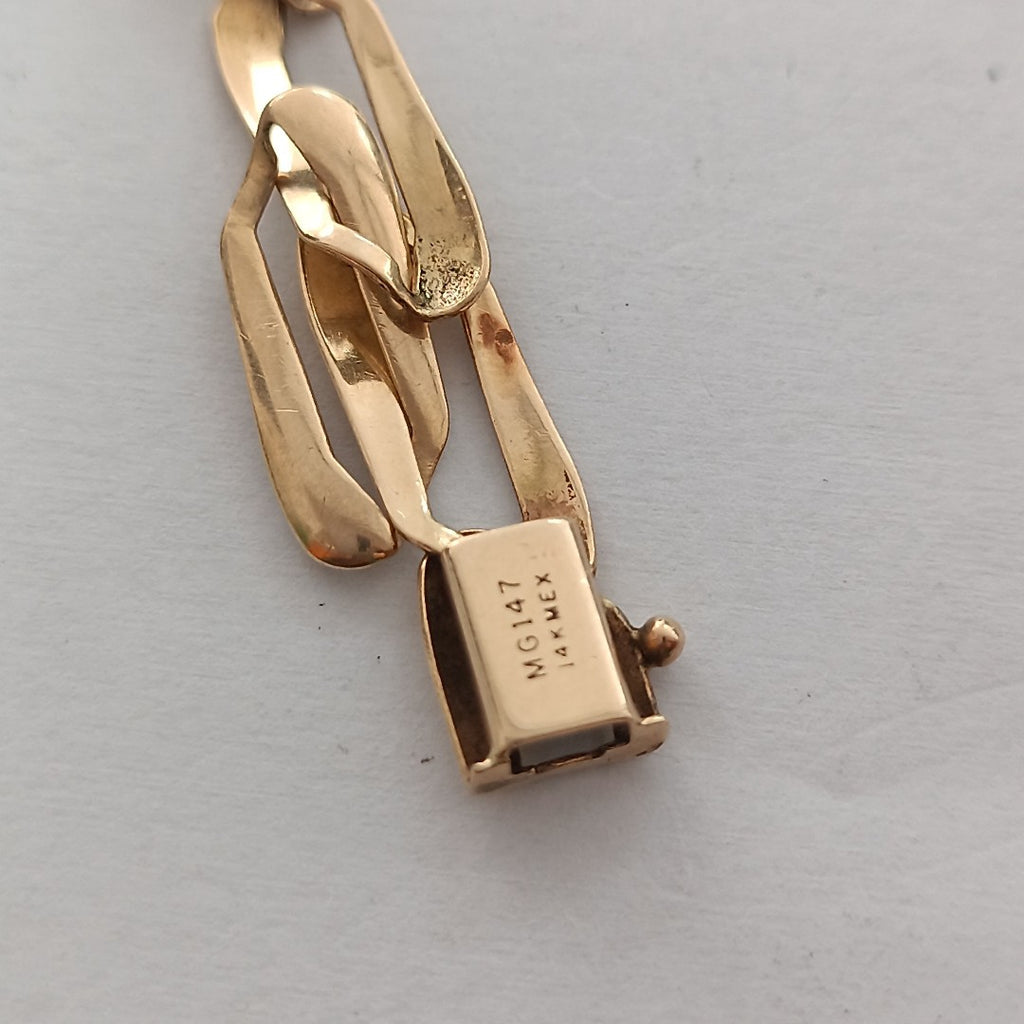 ESCLAVA ORO,RODIADO 14 K 12,90 GRMS (SEMINUEVO)