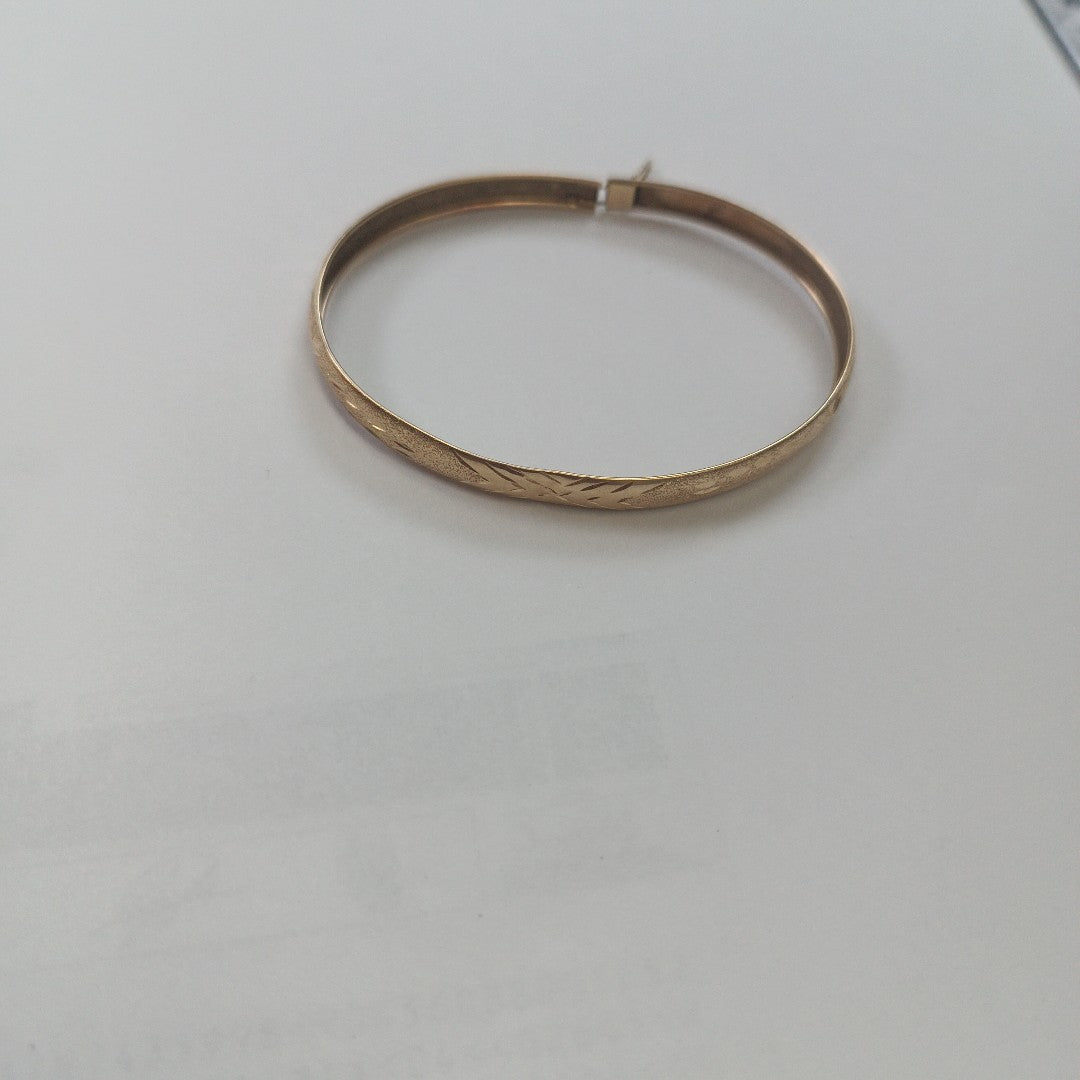 PULSERA RIGIDA ORO 10 K 5,10 GRMS (SEMINUEVO)