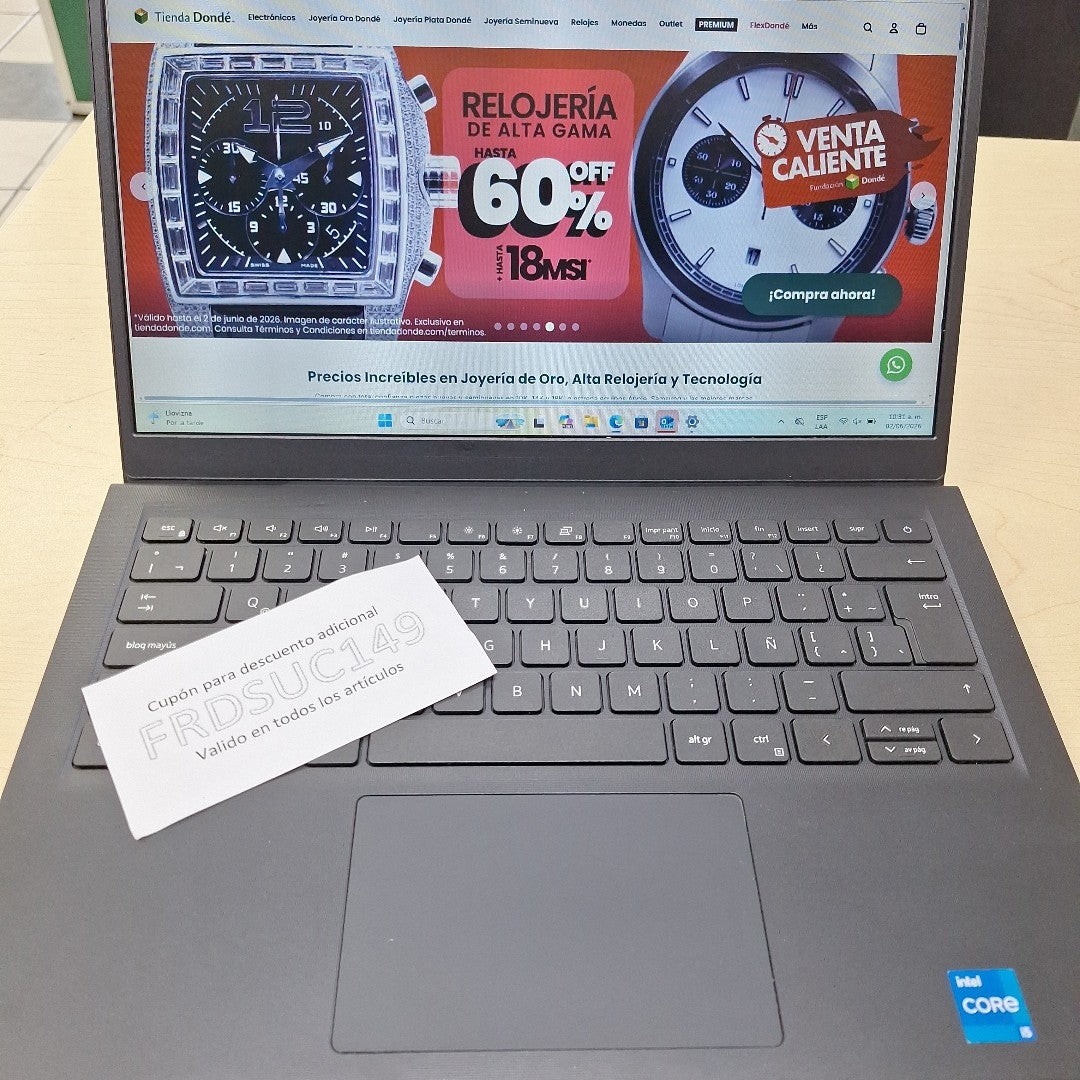 LAPTOP DELL VOSTRO 3420 (2023) 256 GB SSD 8 GB RAM