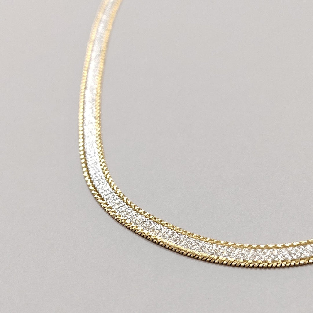 GARGANTILLA ORO,ORO COMBINADO 10 K 9,80 GRMS (SEMINUEVO)