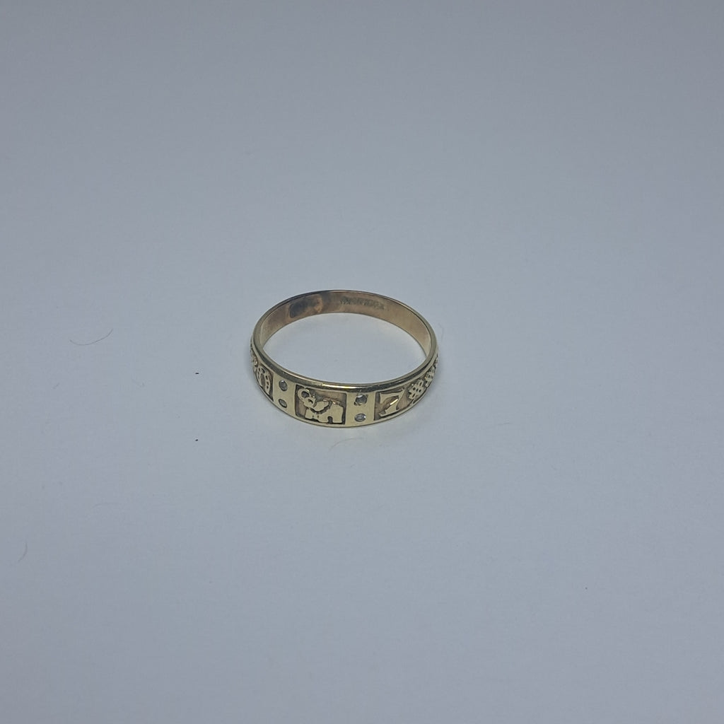 ANILLO ORO 10 K 2.5 GRMS (SEMINUEVO)