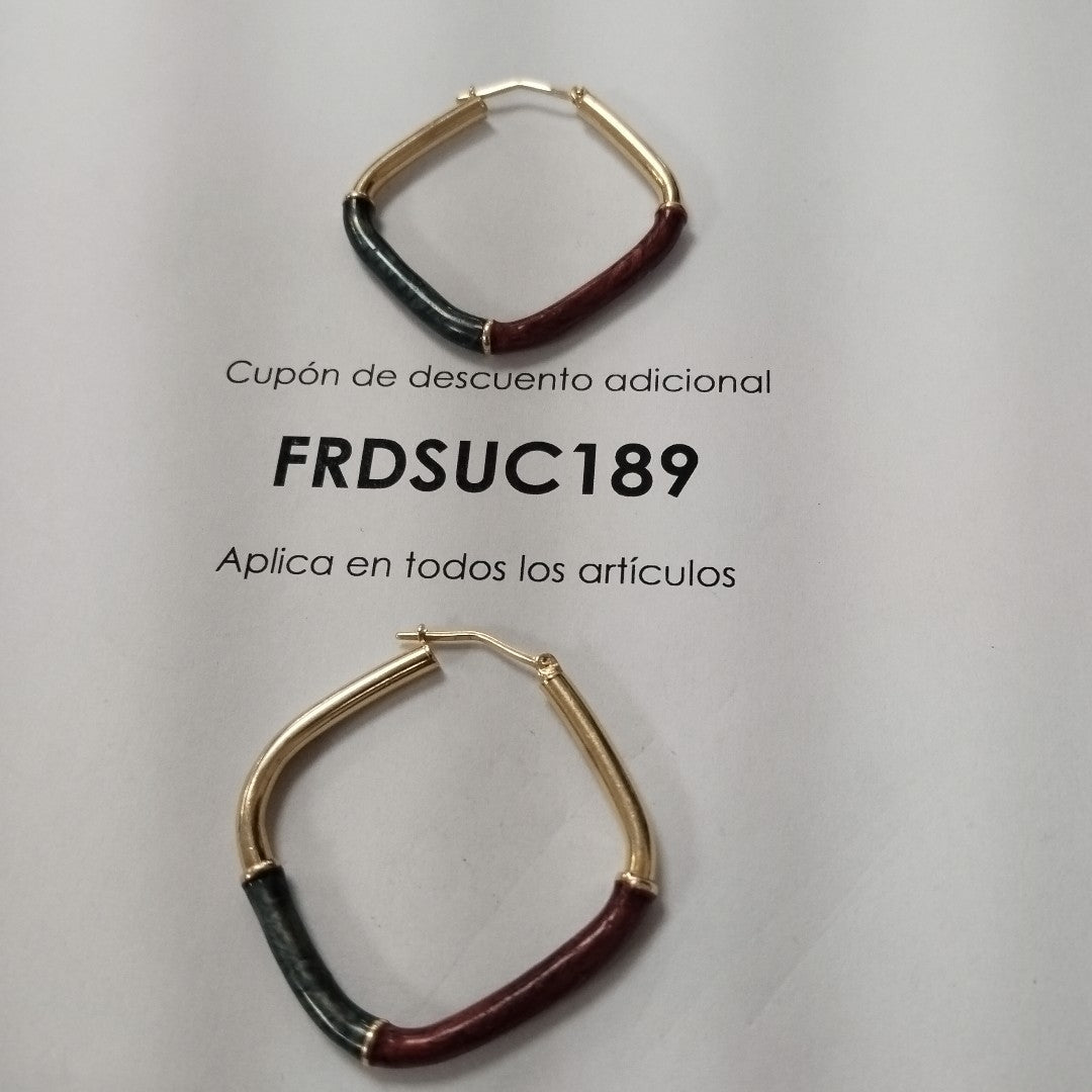 ARRACADAS PAR ORO 14 K 6,80 GRMS (SEMINUEVO)