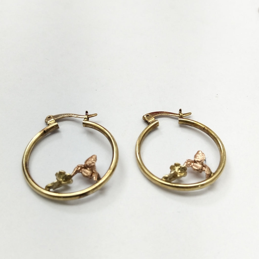 ARRACADAS PAR ORO 10 K 3.9 GRMS (SEMINUEVO)
