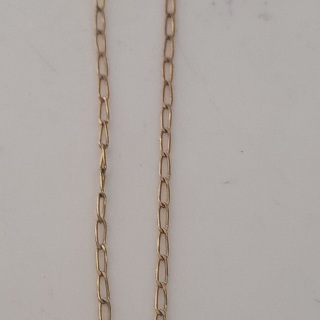 CADENA,MEDALLA RELIGIOSA ORO 10 K 3,30 GRMS (SEMINUEVO)