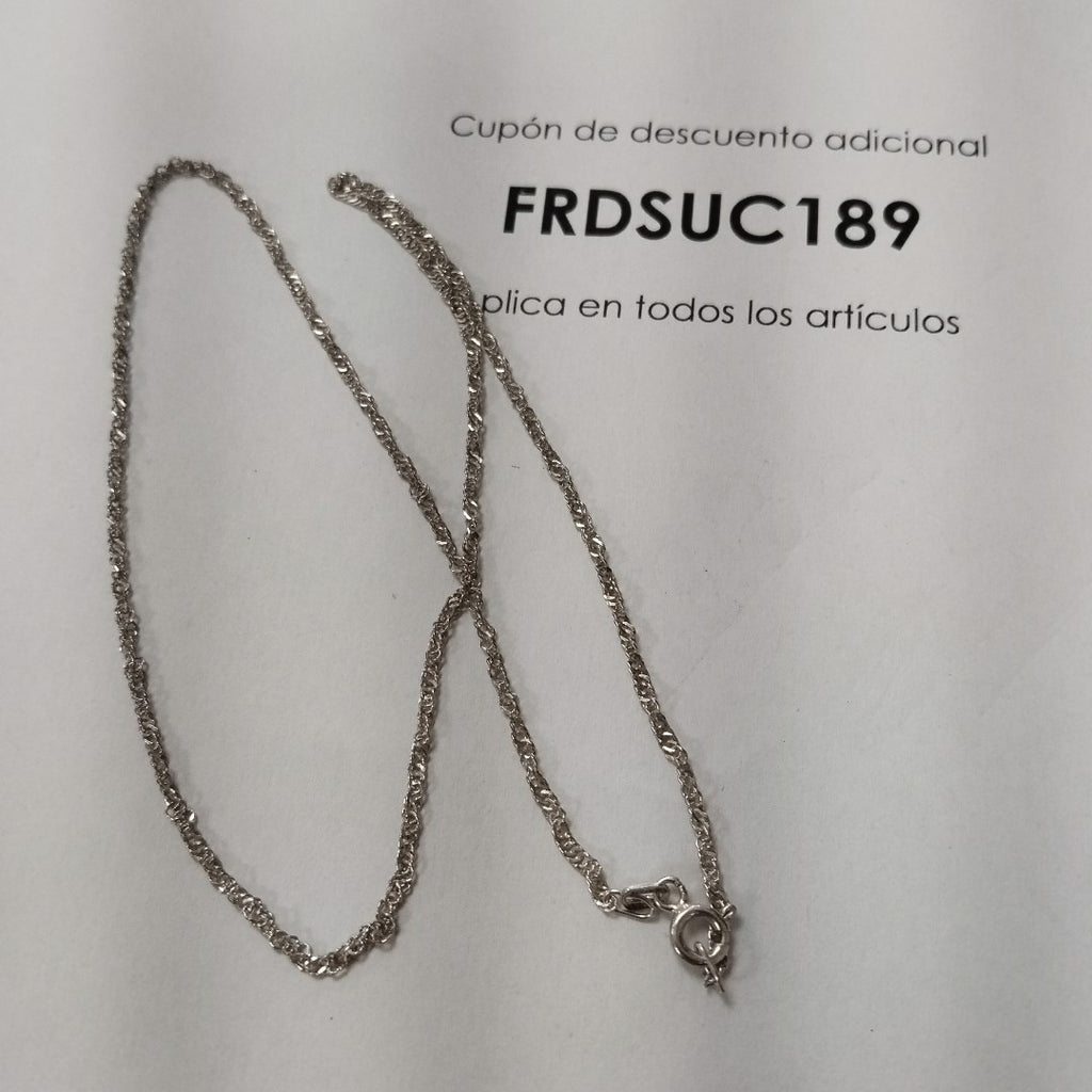 CADENA PLATA 2,10 GRMS (SEMINUEVO)