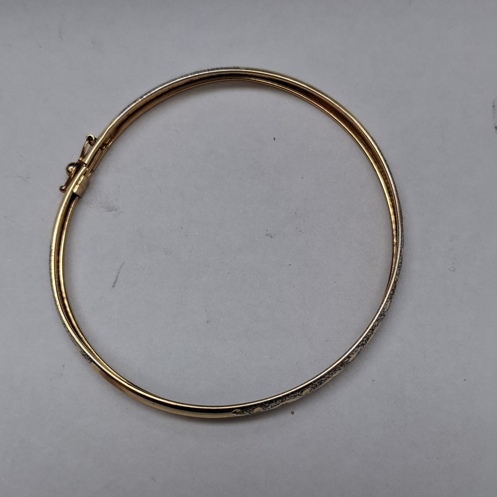 PULSERA RIGIDA ORO 14 K 5,40 GRMS (SEMINUEVO)