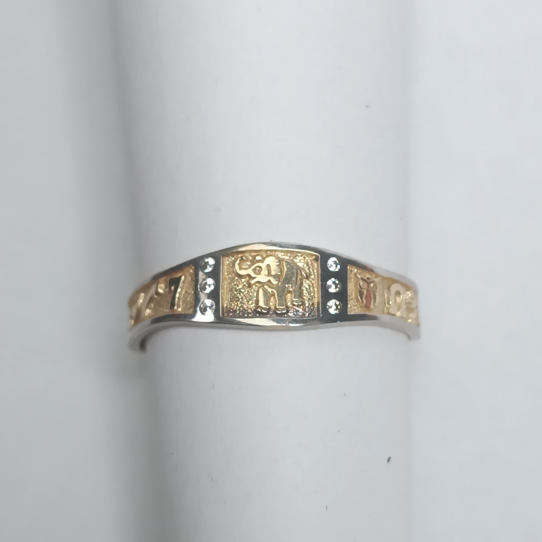ARGOLLA DE LA SUERTE ORO 14 K 1.8 GRMS (SEMINUEVO)