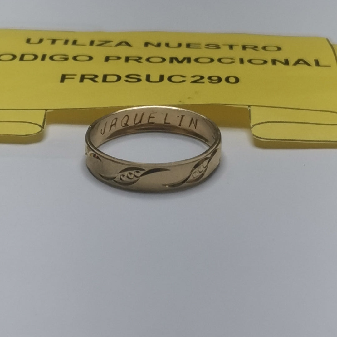 ARGOLLA ORO 10 K 1.2 GRMS (SEMINUEVO)
