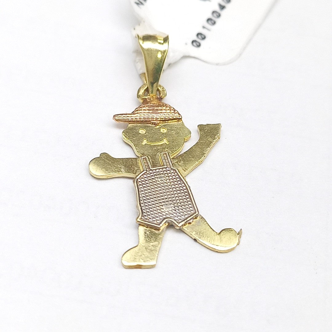 DIJE ORO, ORO COMBINADO 14 K 1.3 GRMS (SEMINUEVO)