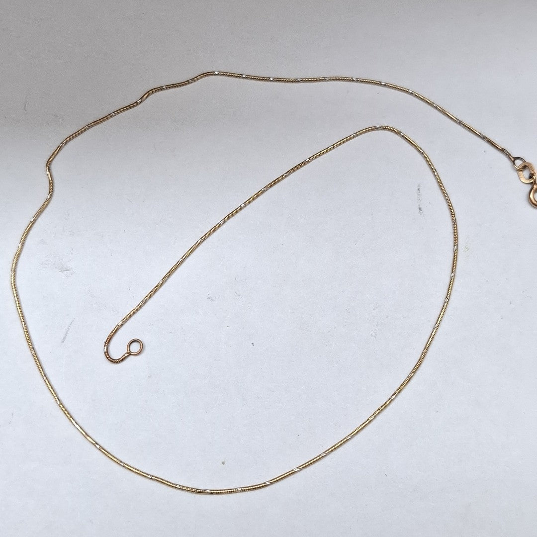 CADENA ORO 14 K 2.6 GRMS (SEMINUEVO)