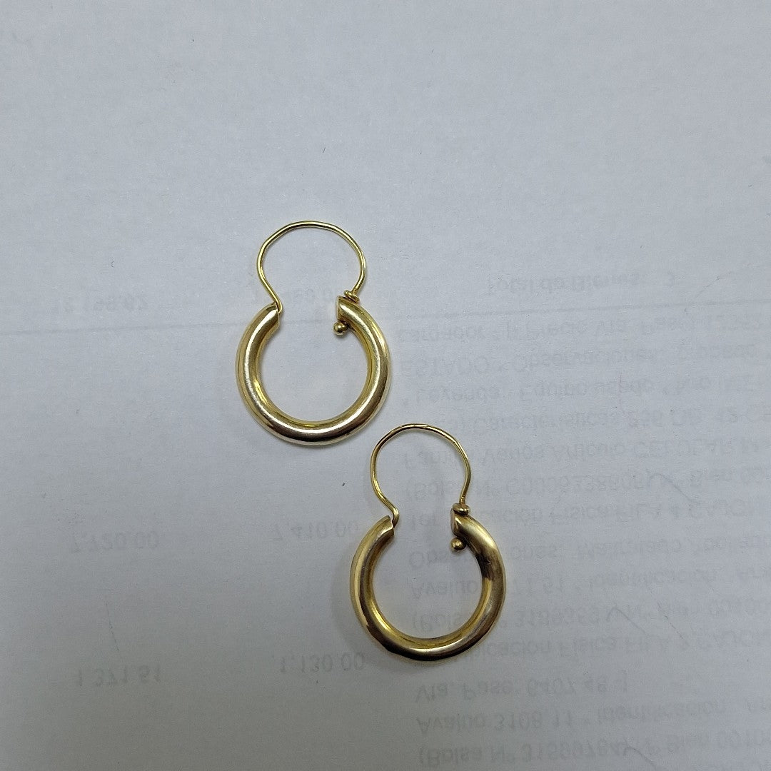ARRACADAS PAR ORO 14 K 2,10 GRMS (SEMINUEVO)