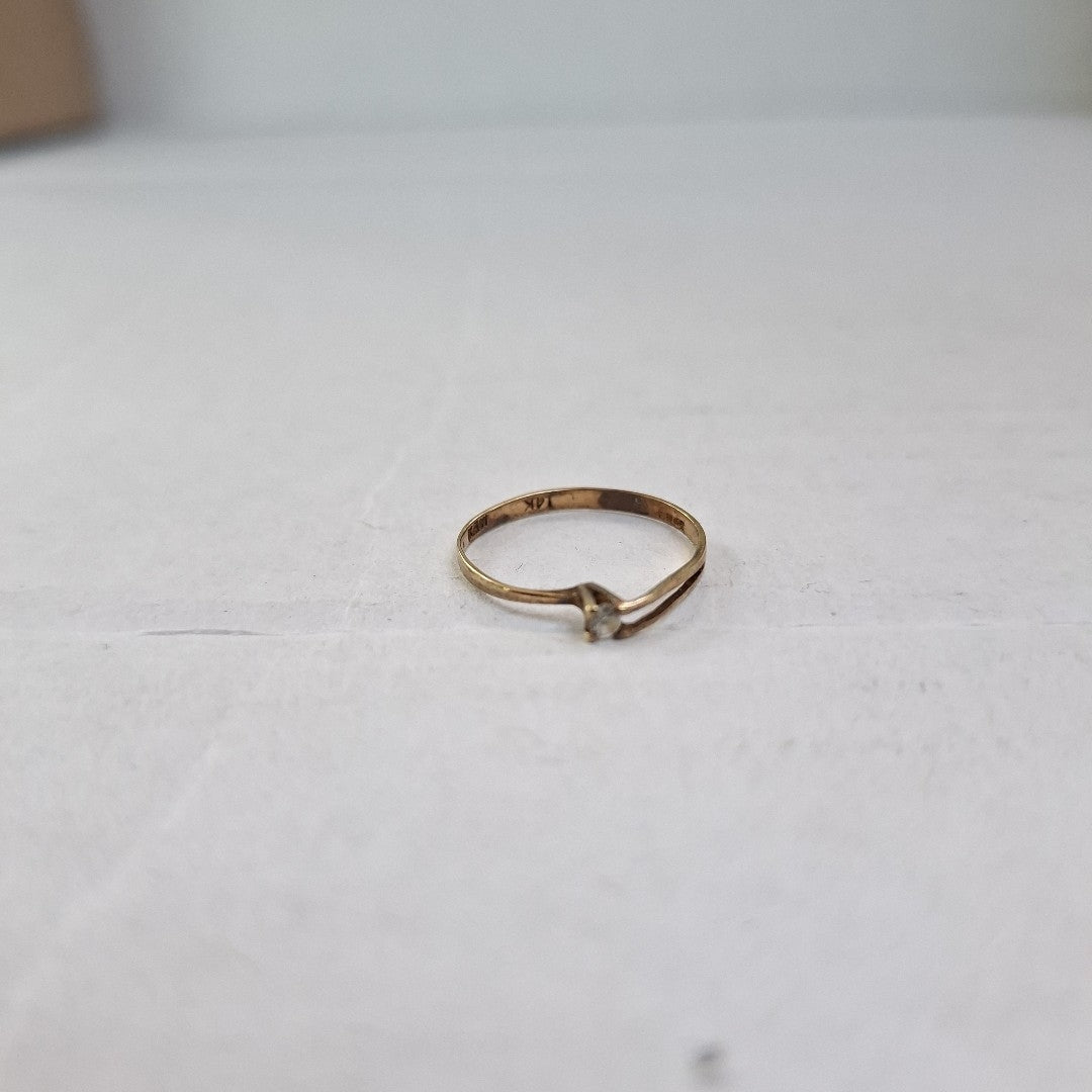 ANILLO ORO 10 K 0,70 GRMS (SEMINUEVO)