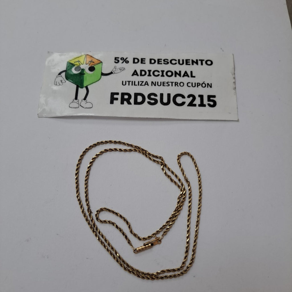 CADENA ORO 14 K 6,60 GRMS (SEMINUEVO)
