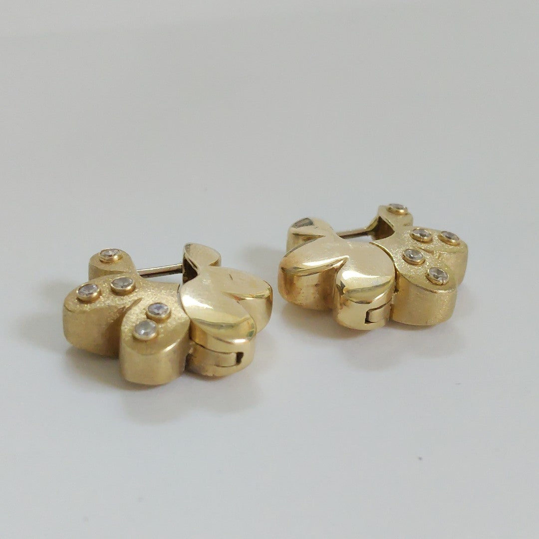 ARETES PAR ORO 14 K 8.9 GRMS (SEMINUEVO)
