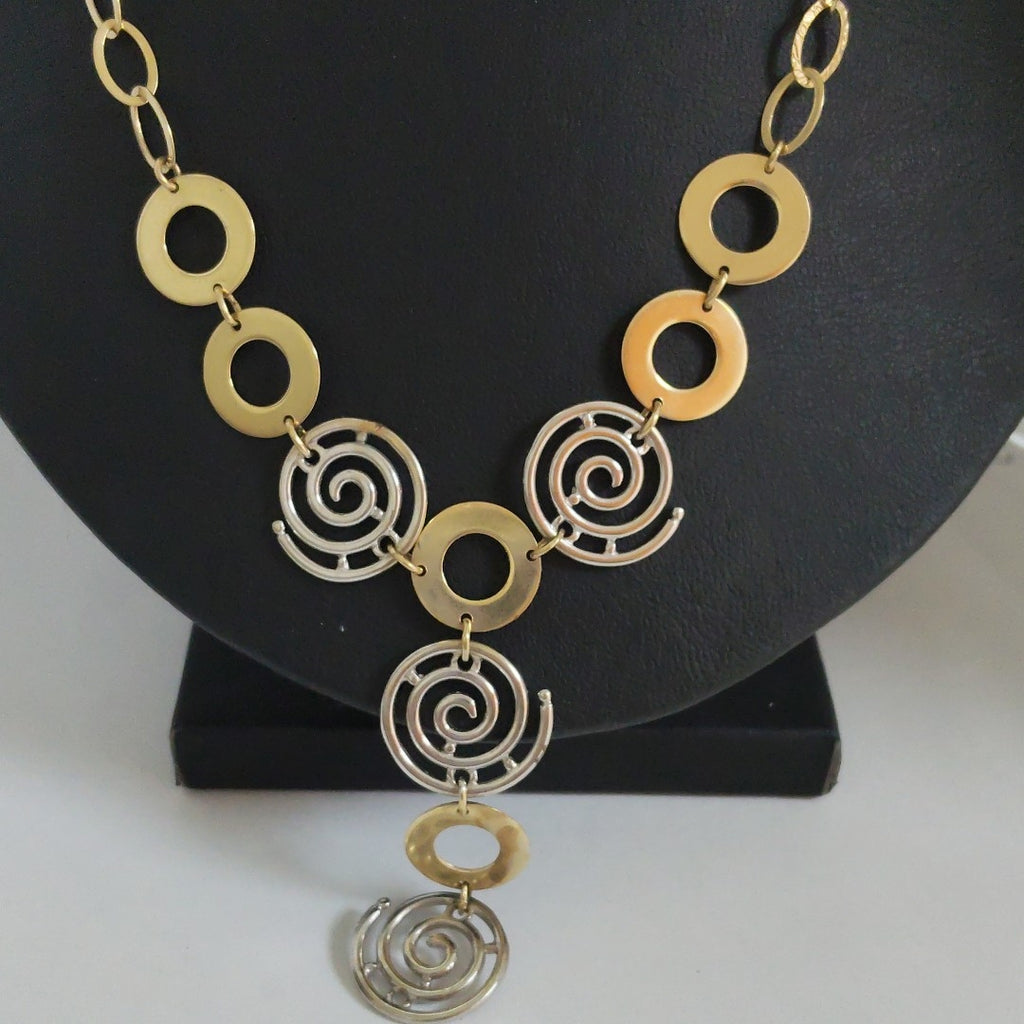 GARGANTILLA ORO, ORO COMBINADO 14 K 17 GRMS (SEMINUEVO)