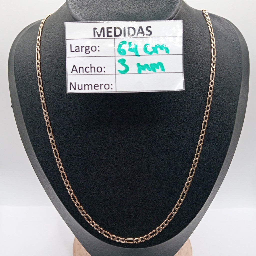 CADENA ORO,RODIADO 14 K 5,20 GRMS (SEMINUEVO)