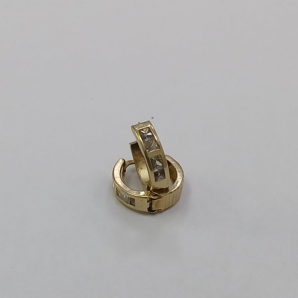 ARRACADAS PAR ORO 10 K 1.3 GRMS (SEMINUEVO)