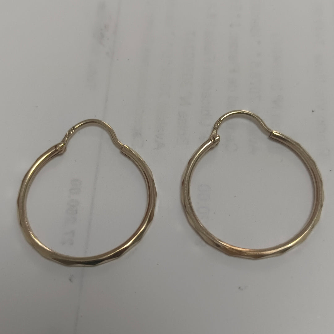 ARRACADAS PAR ORO 14 K 1.6 GRMS (SEMINUEVO)