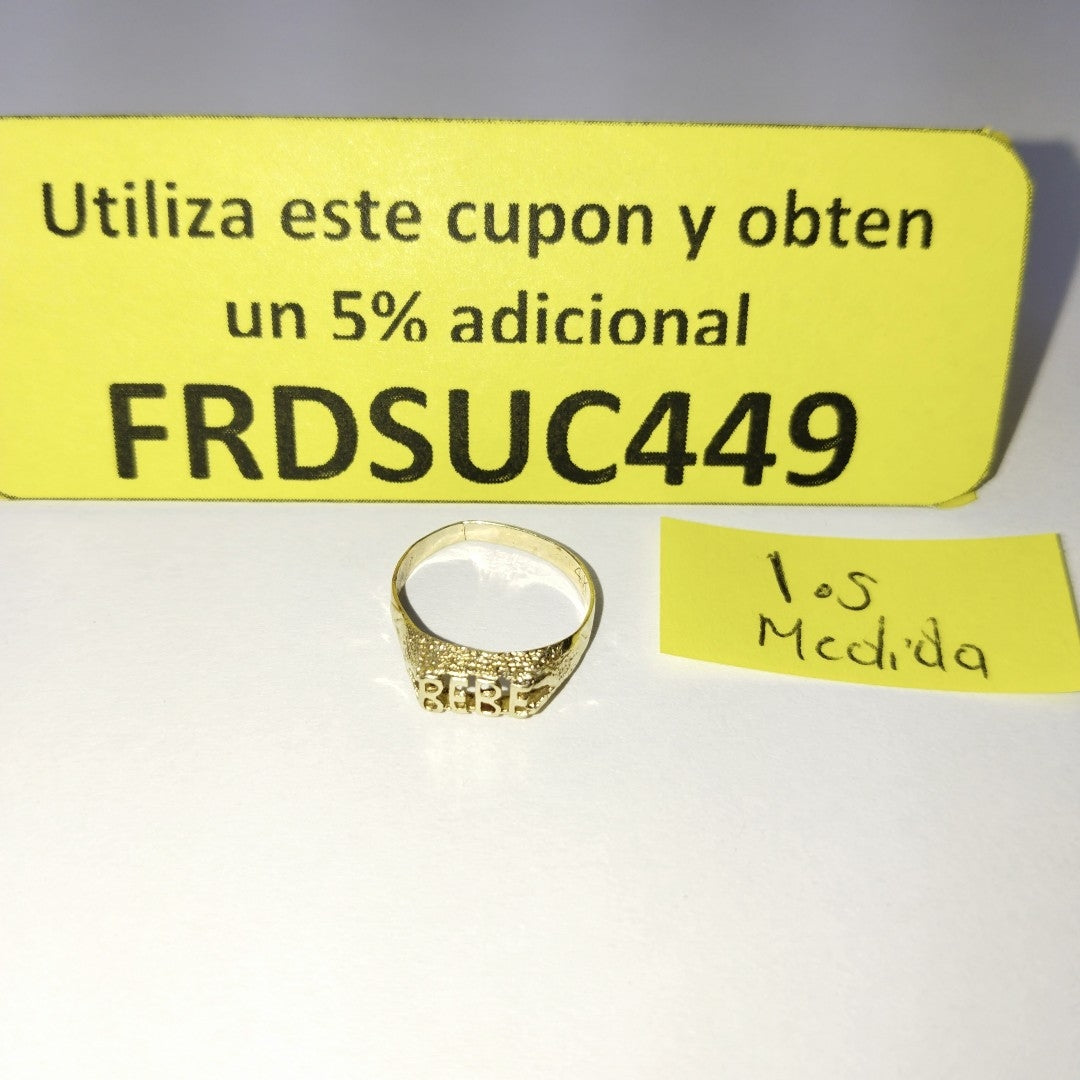 ANILLITO ORO 14 K 0,80 GRMS (SEMINUEVO)