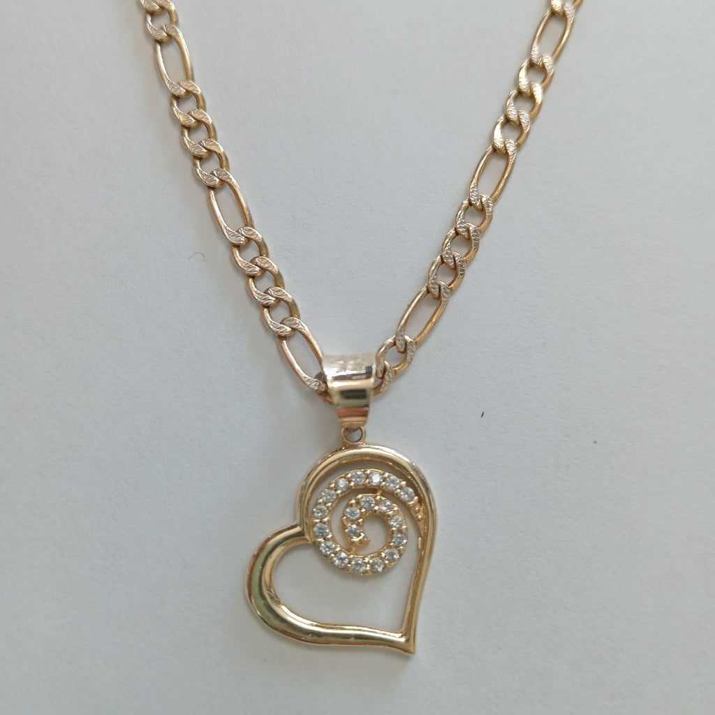 CADENA, MEDALLA RELIGIOSA ORO 10 K 5 GRMS (SEMINUEVO)
