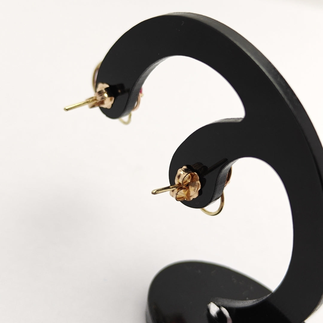 BROQUELES PAR ORO 14 K 1.5 GRMS (SEMINUEVO)