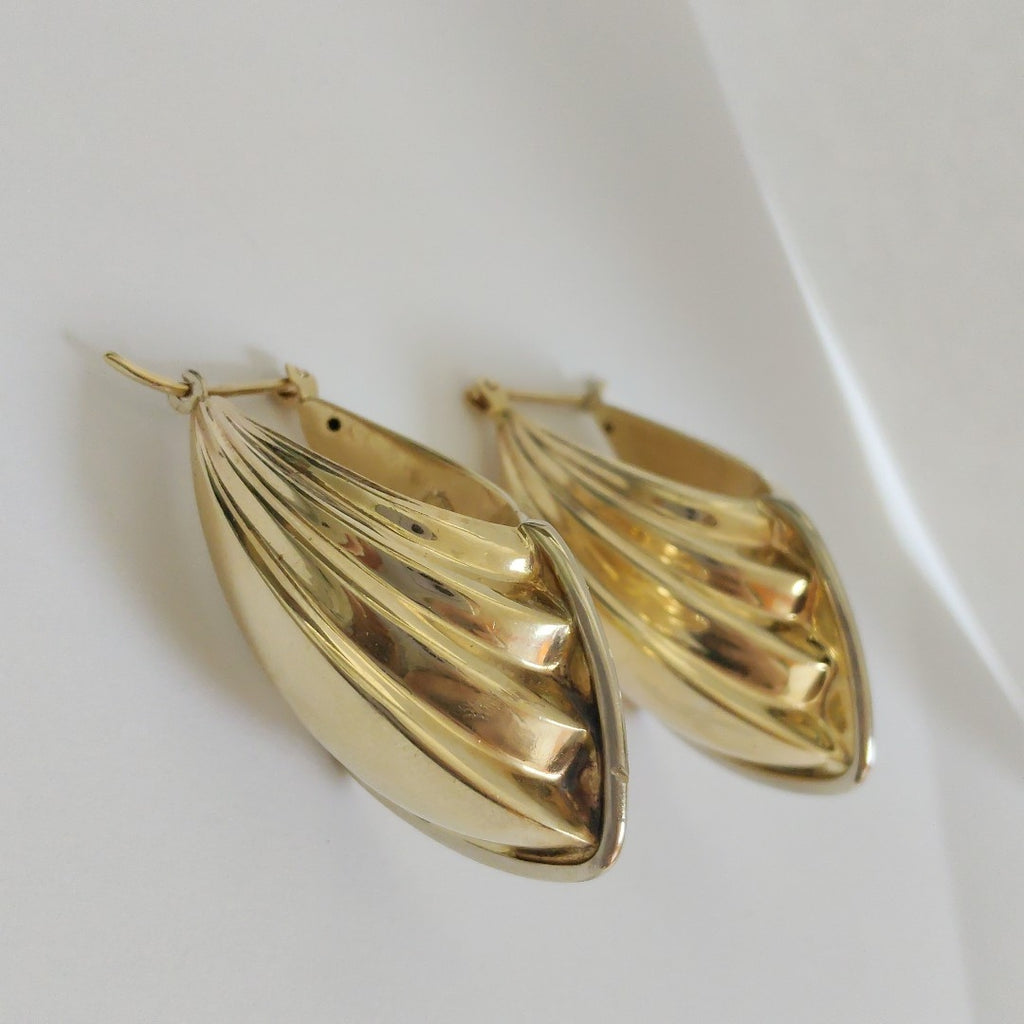 ARRACADAS PAR ORO 14 K 15.4 GRMS (SEMINUEVO)