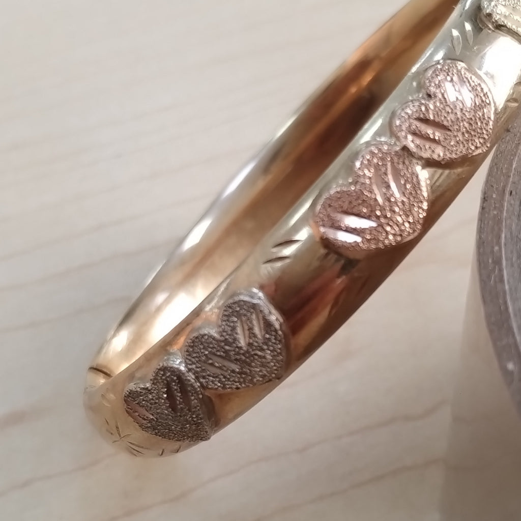 PULSERA RIGIDA ORO 14 K 22,00 GRMS (SEMINUEVO)