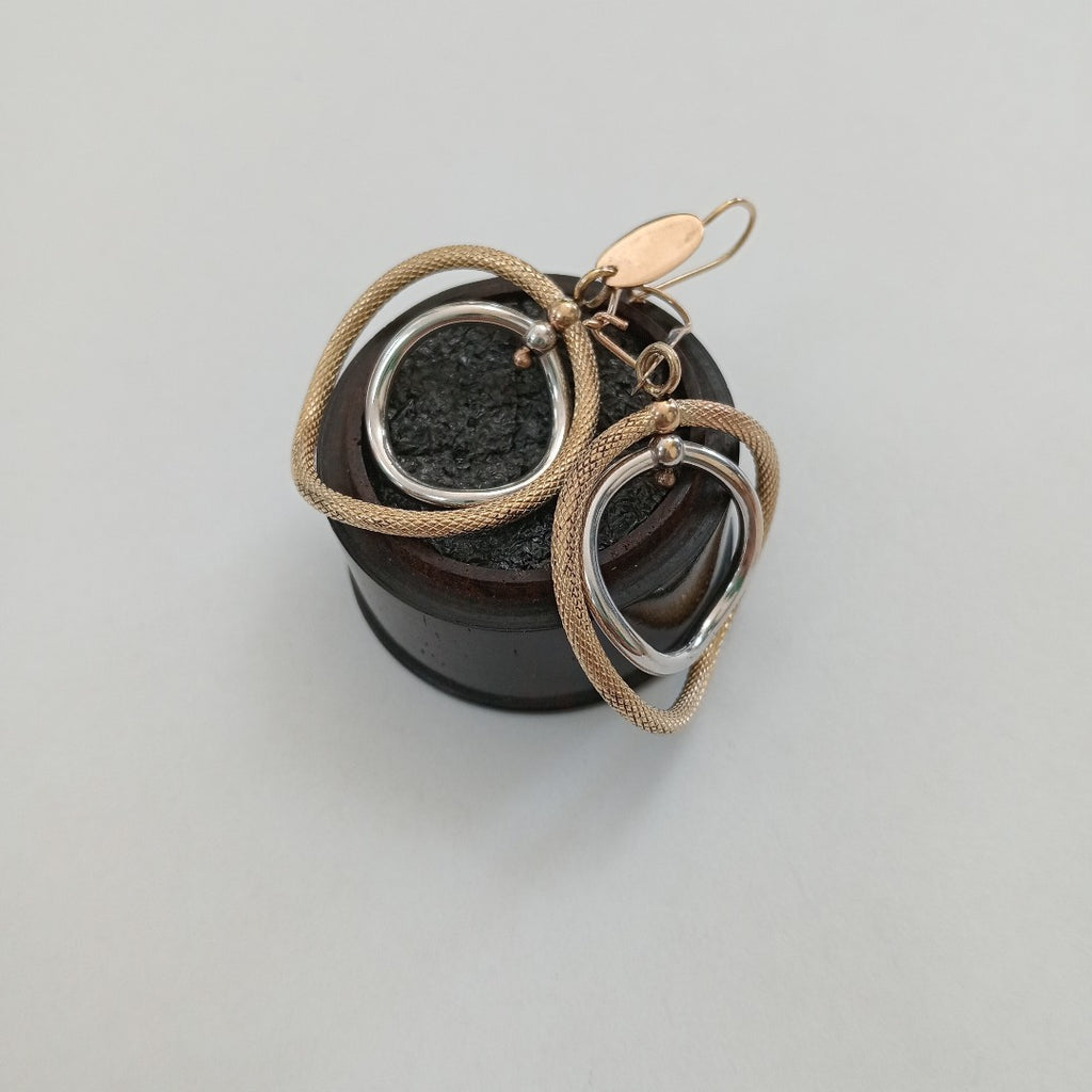 ARETES PAR ORO 10 K 3,50 GRMS (SEMINUEVO)