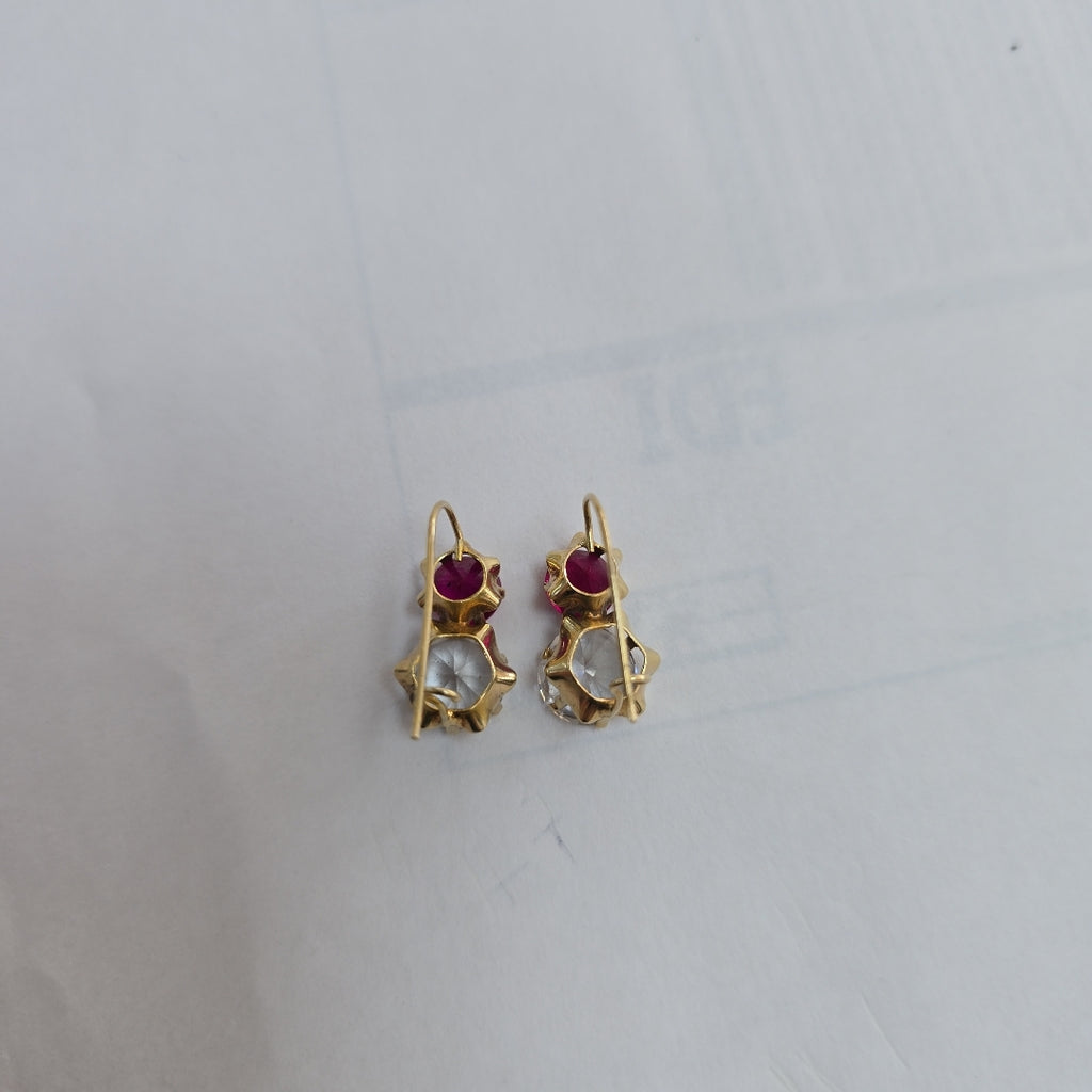 ARETES PAR ORO 10 K 2.7 GRMS (SEMINUEVO)