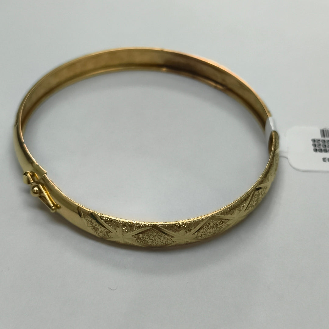 PULSERA RIGIDA ORO 10 K 6.3 GRMS (SEMINUEVO)