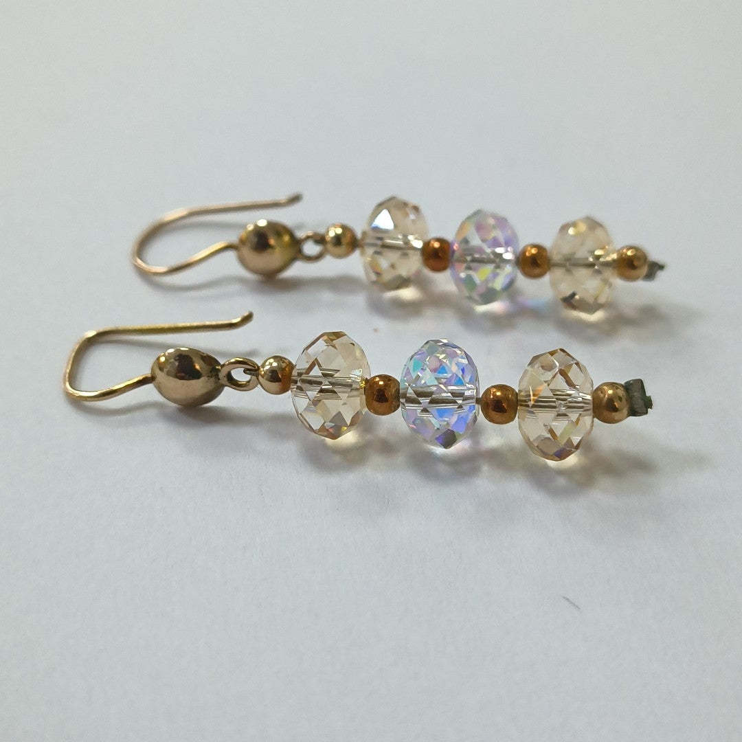 ARETES PAR ORO 10 K 4.3 GRMS (SEMINUEVO)