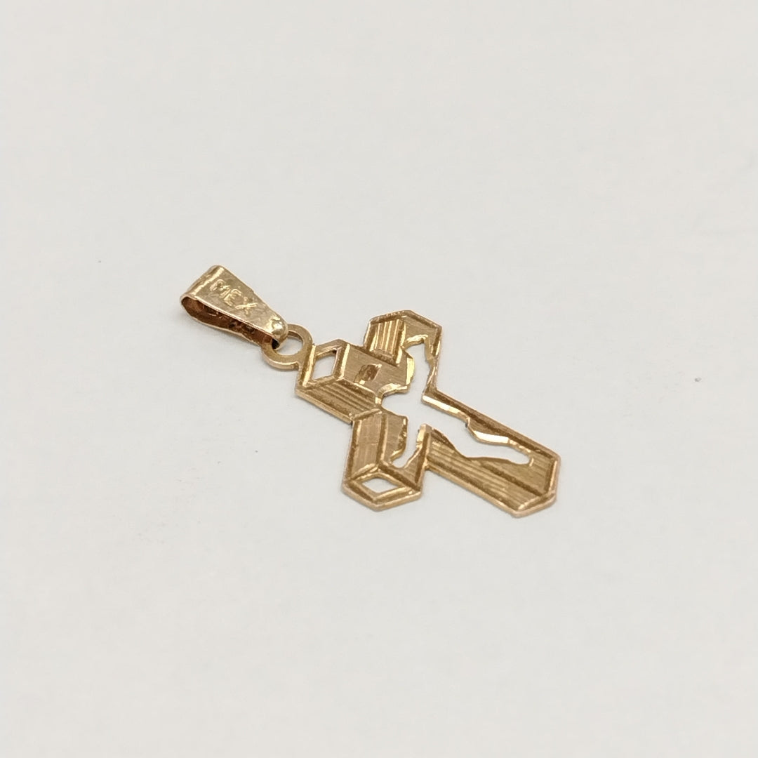 CRUZ, DIJE ORO 10 K 0.5 GRMS (SEMINUEVO)