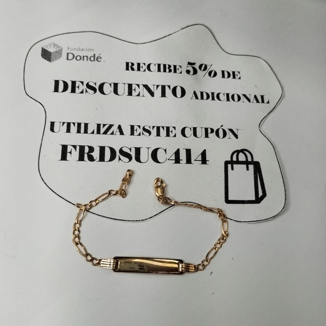 ESCLAVA ORO 10 K 2,40 GRMS (SEMINUEVO)