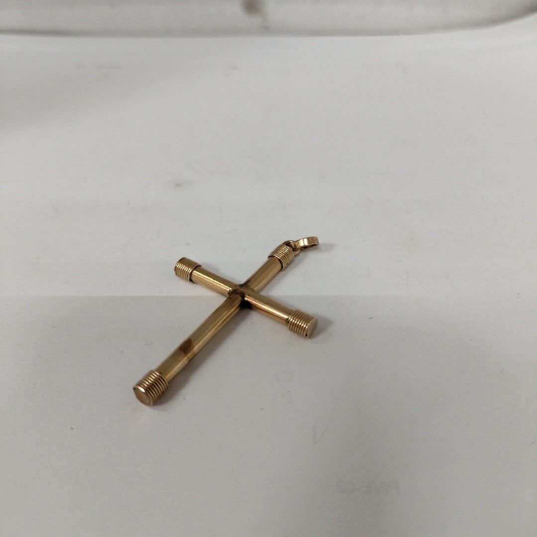 CRUZ, DIJE ORO 14 K 3.3 GRMS (SEMINUEVO)