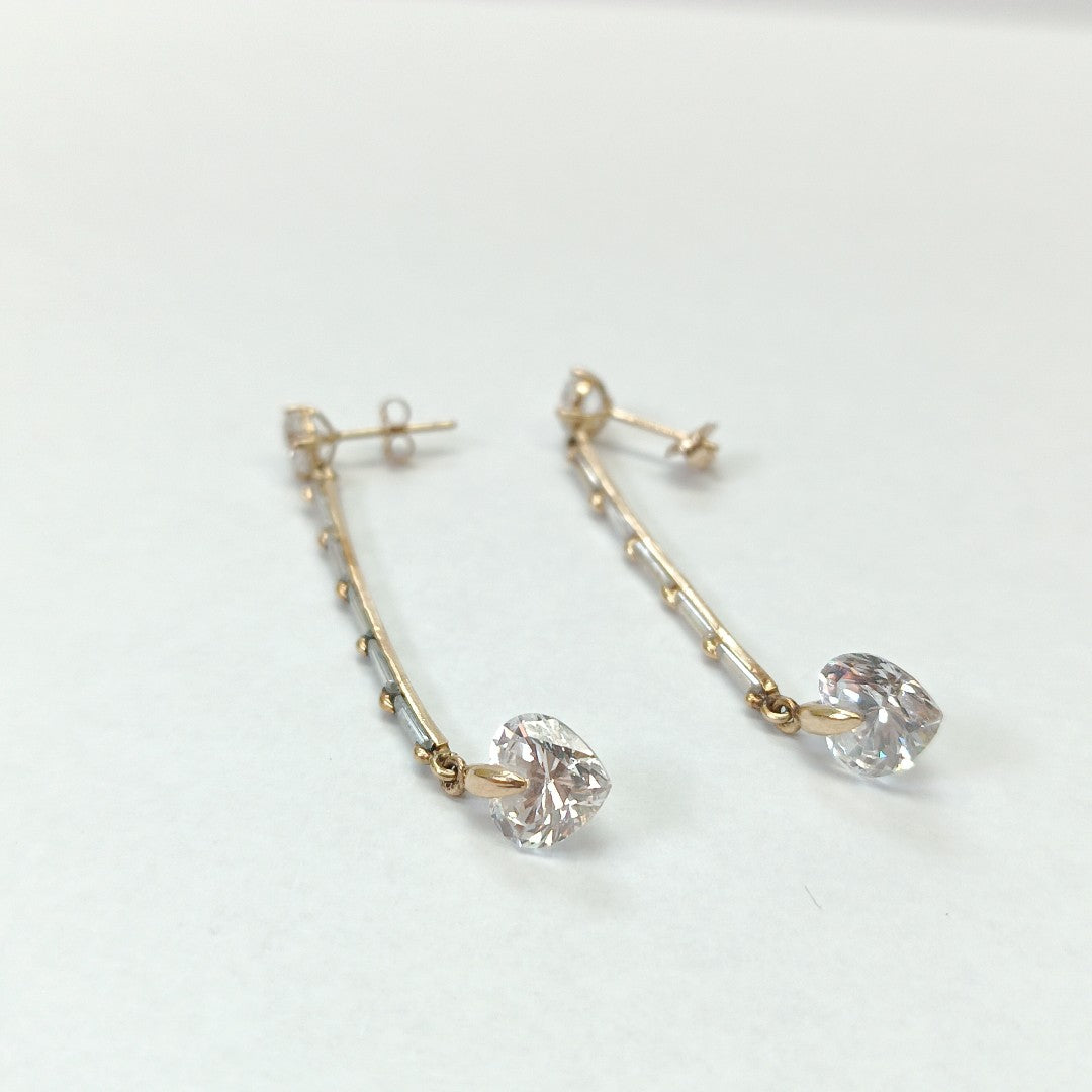 ARETES PAR ORO 14 K 3,90 GRMS (SEMINUEVO)