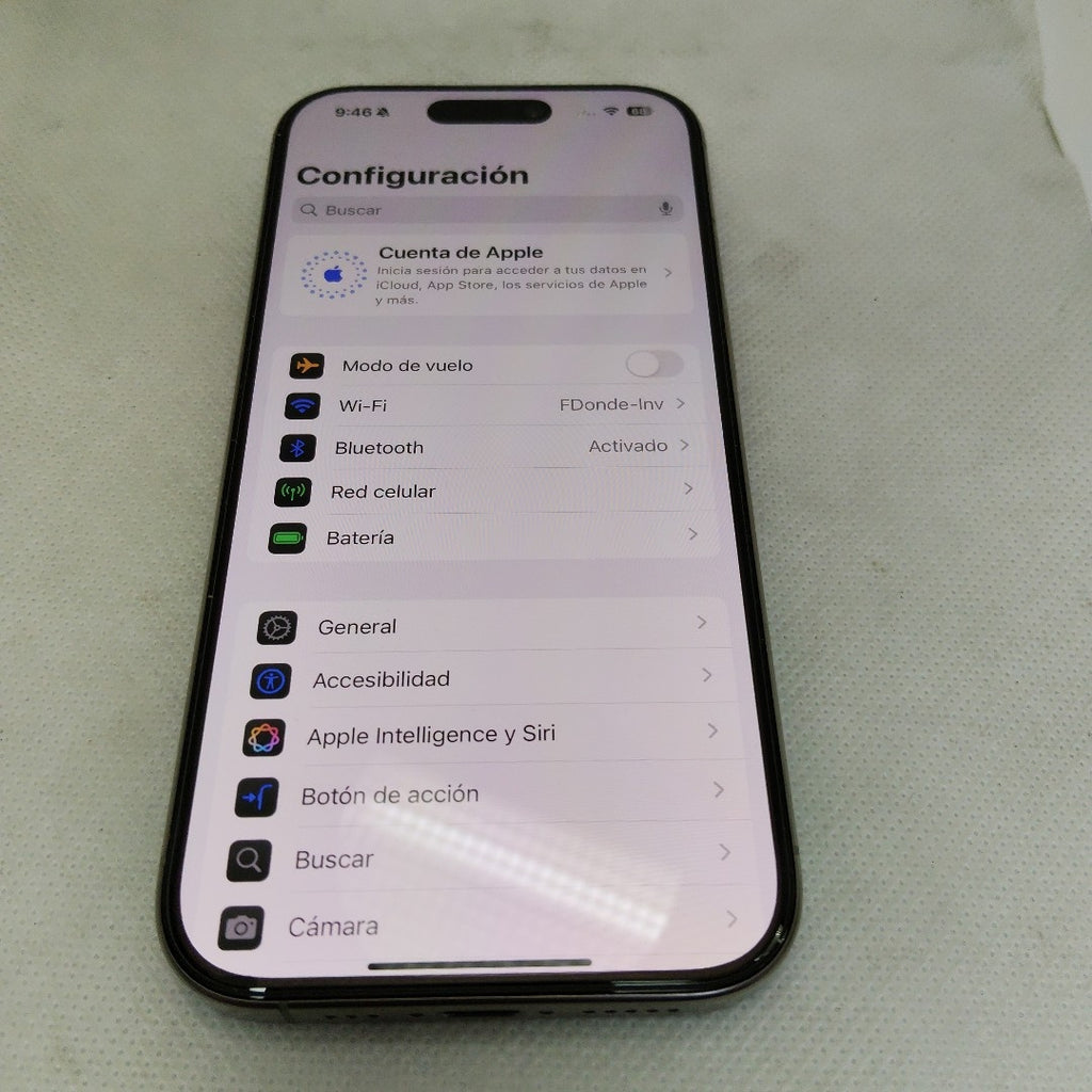 CELULAR APPLE IPHONE 16 PRO A3292 (2024) 128 GB 8 GB RAM (SEMINUEVO)