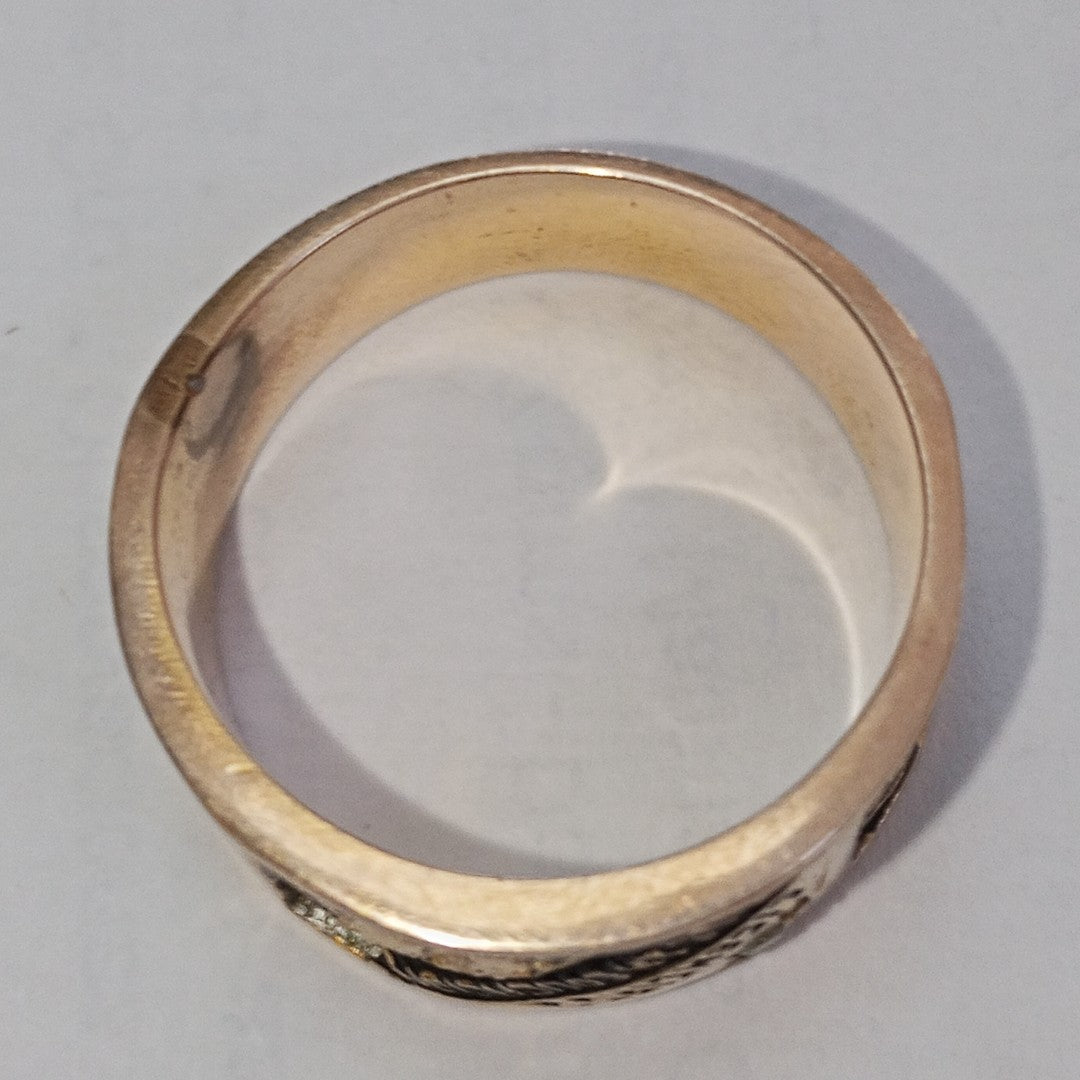 ANILLO DE GRADUACIÓN ORO 8 K 6.1 GRMS (SEMINUEVO)