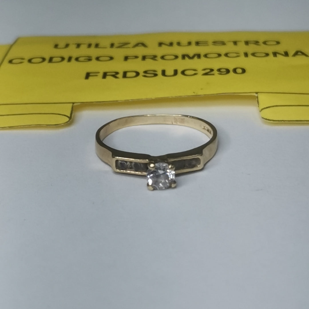 SOLITARIO ORO 10 K 1.7 GRMS (SEMINUEVO)